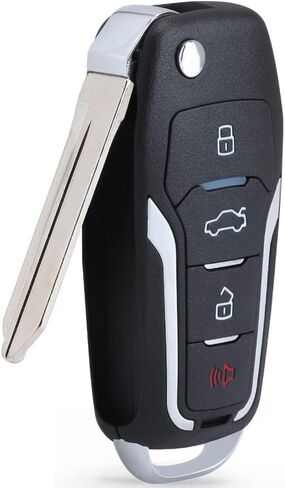 Beefunny Replacement Upgraded Flip Remote Car Key Fob 315MHz 4D63 Chip for Ford Lincoln Mercury FCC ID CWTWB1U345 CWTWB1U331 CWTWB1U322 GQ43VT11T in Kuwait