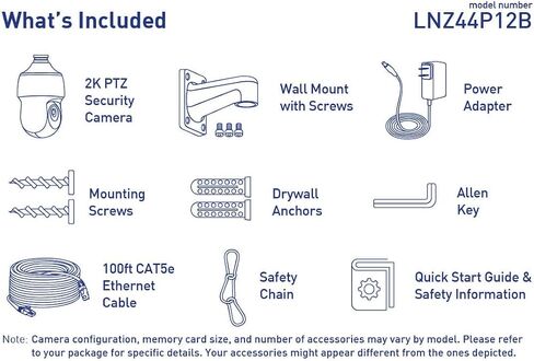Lorex 4MP Outdoor PTZ Network Dome Camera with Color Night Vision in Saudi Arabia