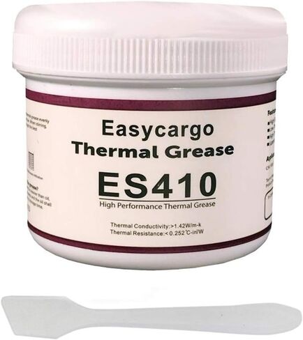 Easycargo 200gr Thermal Paste Kit, Conductive Grease, Heatsink White Silicone Carbon Compound for Cooling Heat Sink Interface GPU VGA LED MOSFET Transistors (200gr) in Saudi Arabia