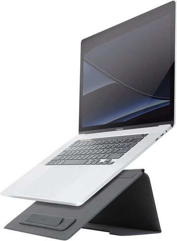 ايرغومي حامل لابتوب عالمي من تيتان رقم 13، حامل تابلت متعدد الزوايا قابل للتعديل وقابل للطي للجوال والقارئ الالكتروني والرسم والكتابة بزاوية رؤية مريحة، نحيف وثابت (11.7 انش × 8.25 انش) in Kuwait