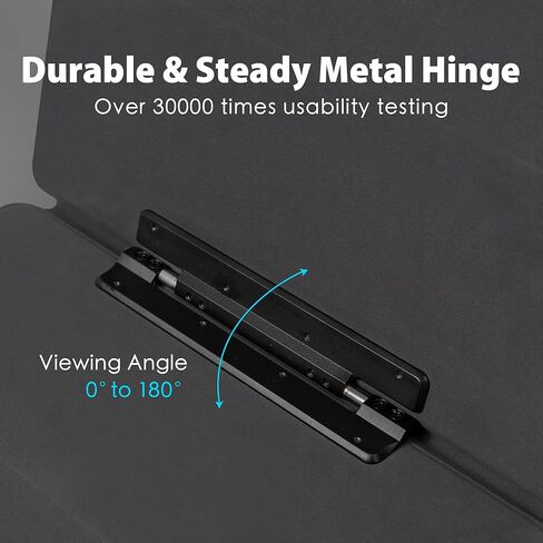 ايرغومي حامل لابتوب عالمي من تيتان رقم 13، حامل تابلت متعدد الزوايا قابل للتعديل وقابل للطي للجوال والقارئ الالكتروني والرسم والكتابة بزاوية رؤية مريحة، نحيف وثابت (11.7 انش × 8.25 انش) in Kuwait