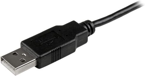 StarTech.com 1 ft Mobile Charge Sync USB to Slim Micro USB Cable - Phones & Tablets - A to Micro B M/M - Thin Micro USB Charging Cable (USBAUB1BK) in Saudi Arabia