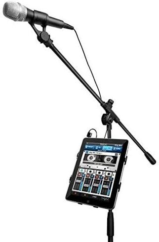 IK Multimedia iRig Mic Handheld Condenser Microphone for Mobile Devices, Metal Housing, 3.5mm Jack for iPhone, iPad, iPod Touch, and Android Devices Plus Headphone Output in Saudi Arabia