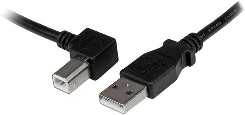 StarTech 2m USB 2.0 USB-A to Right Angle USB-B Cable - M/M (USBAB2MR) in Saudi Arabia