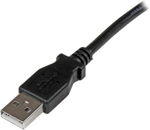 StarTech 2m USB 2.0 USB-A to Right Angle USB-B Cable - M/M (USBAB2MR) in Saudi Arabia