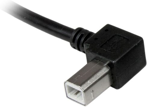 StarTech 2m USB 2.0 USB-A to Right Angle USB-B Cable - M/M (USBAB2MR) in Saudi Arabia