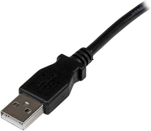 StarTech.com 1m USB 2.0 A to Right Angle B Cable Cord - 1 m USB Printer Cable - Right Angle USB B Cable - 1x USB A (M), 1x USB B (M) (USBAB1MR) in Saudi Arabia