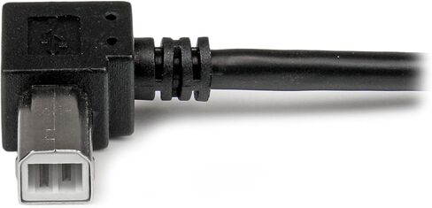 StarTech.com 1m USB 2.0 A to Right Angle B Cable Cord - 1 m USB Printer Cable - Right Angle USB B Cable - 1x USB A (M), 1x USB B (M) (USBAB1MR) in Saudi Arabia