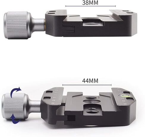 محول مشبك لوحة سريع الفك من fotoconic 120 مم 1/4 بوصة مع براغي 1/4-3/8 بوصة لـ Arca Swiss Canon Nikon Sony وغيرها من كاميرا DSLR حامل ثلاثي القوائم Monopod رأس كروي مثبت in Kuwait
