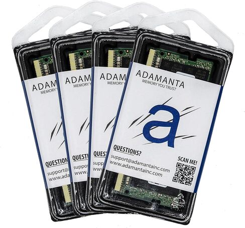 Sam الأصلي 32GB (1x32GB) DDR5 4800MHz PC5-38400 SODIMM 2Rx8 CL40 1.1v كمبيوتر محمول دفتر ذاكرة الوصول العشوائي وحدة الذاكرة ترقية M425R4GA3BB0-CQK Adamanta in Kuwait