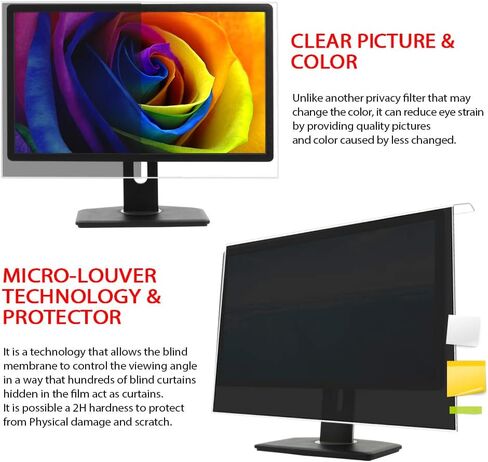 لوحة حماية للشاشة الخصوصية مقاس 14 بوصة (13 بوصة × 8 بوصة) من WARYONG - نوع حامل شاشة الكمبيوتر المحمول سهل التركيب in Kuwait