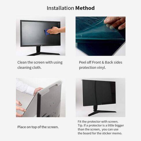 لوحة حماية للشاشة الخصوصية مقاس 14 بوصة (13 بوصة × 8 بوصة) من WARYONG - نوع حامل شاشة الكمبيوتر المحمول سهل التركيب in Kuwait