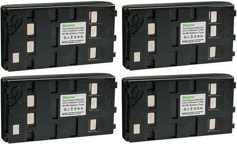 Kastar 4-Pack Battery Replacement for JVC BN-V11U BN-V12U BN-V14U BN-V15U BN-V18U BN-V20U BN-V22U BN-V24U BN-V25U BN-V400U BN-V60U BN-V65 Battery in Saudi Arabia
