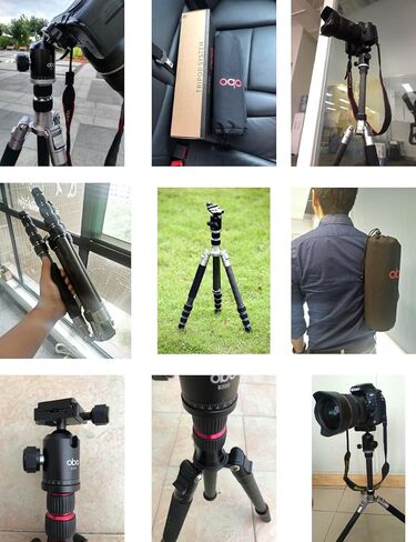 او بي او ان 3 حوامل ثلاثية لكاميرات دي اس ال ار الرقمية مع لوحة سريعة الفك ورأس كروية، فضي in Kuwait