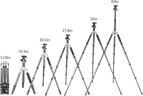 او بي او ان 3 حوامل ثلاثية لكاميرات دي اس ال ار الرقمية مع لوحة سريعة الفك ورأس كروية، فضي in Kuwait