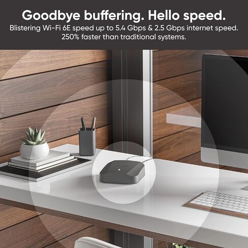Wyze AX3000 Dual-Band Wi-Fi 6 Mesh Router System, Covers up to 3000 Sq. Ft, 100+ Devices, Replaces Router and Extender, Supports Wired Backhaul, 2x 1 Gbps Ports per router - 2 Pack in Saudi Arabia