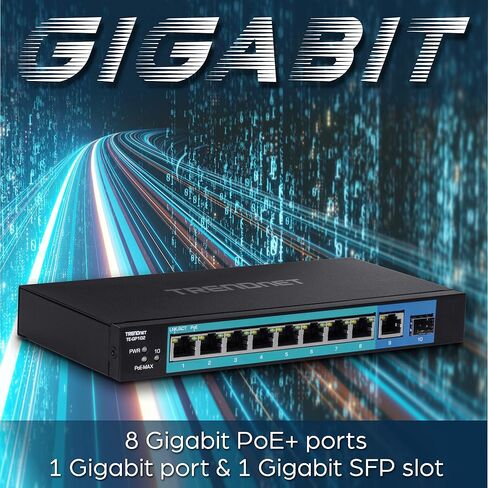 محول TRENDnet 5 منافذ Gigabit PoE+ غير مُدار، TE-GP051 in Kuwait