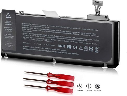Boyuteceer A1322 A1278 Laptop Battery Compatible with MacBook Pro 13 inch A1278 (Mid 2012 Mid 2010 2009 Early 2011 & Late 2011) MB990LL/A MB991ll/A MC374LL/A MC700LL/A MD313LL/A MD314LL/A in Saudi Arabia