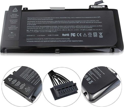 Boyuteceer A1322 A1278 Laptop Battery Compatible with MacBook Pro 13 inch A1278 (Mid 2012 Mid 2010 2009 Early 2011 & Late 2011) MB990LL/A MB991ll/A MC374LL/A MC700LL/A MD313LL/A MD314LL/A in Saudi Arabia