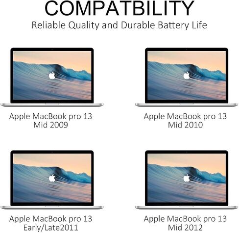 Boyuteceer A1322 A1278 Laptop Battery Compatible with MacBook Pro 13 inch A1278 (Mid 2012 Mid 2010 2009 Early 2011 & Late 2011) MB990LL/A MB991ll/A MC374LL/A MC700LL/A MD313LL/A MD314LL/A in Saudi Arabia