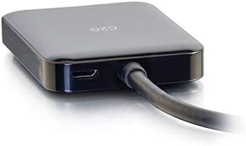 C2G موزع شاشة من منفذ عرض صغير الى منفذ عرض، 4 كيه، منفذين، يعمل بمنفذ USB، موزع منفذ عرض مزدوج، كيبلات تو جو 54290 in Saudi Arabia