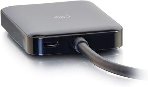 C2G موزع شاشة من منفذ عرض صغير الى منفذ عرض، 4 كيه، منفذين، يعمل بمنفذ USB، موزع منفذ عرض مزدوج، كيبلات تو جو 54290 in Saudi Arabia
