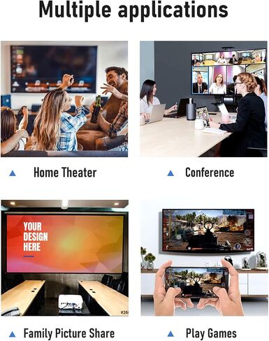 محول Lightning إلى HDMI لأجهزة iPhone إلى TV، محول iPhone إلى HDMI رقمي AV 1080P محول شاشة مزامنة 1080P مع منفذ شحن Lightning، يدعم iPhone وiPad على التلفزيون/جهاز العرض [معتمد من Apple MFi] in Saudi Arabia