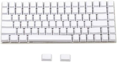 YMDK أبيض أسود Dolch سميك PBT 84 68 64 مجموعة مفاتيح فارغة OEM أغطية مفاتيح للوحة المفاتيح الميكانيكية MX Keychron K2 K6 Keycool Tada68 YD64 (أسود) in Saudi Arabia