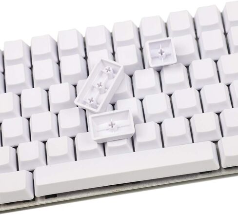 YMDK أبيض أسود Dolch سميك PBT 84 68 64 مجموعة مفاتيح فارغة OEM أغطية مفاتيح للوحة المفاتيح الميكانيكية MX Keychron K2 K6 Keycool Tada68 YD64 (أسود) in Saudi Arabia