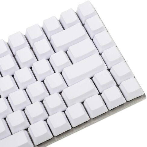 YMDK أبيض أسود Dolch سميك PBT 84 68 64 مجموعة مفاتيح فارغة OEM أغطية مفاتيح للوحة المفاتيح الميكانيكية MX Keychron K2 K6 Keycool Tada68 YD64 (أسود) in Saudi Arabia