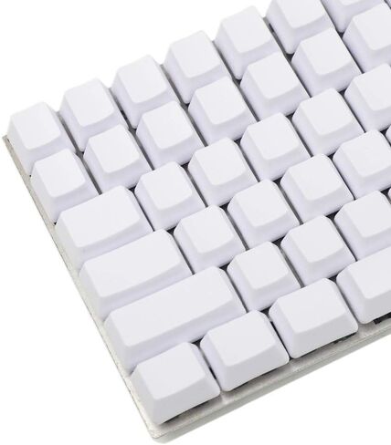 YMDK أبيض أسود Dolch سميك PBT 84 68 64 مجموعة مفاتيح فارغة OEM أغطية مفاتيح للوحة المفاتيح الميكانيكية MX Keychron K2 K6 Keycool Tada68 YD64 (أسود) in Saudi Arabia