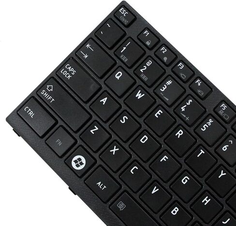 GinTai Laptop US Keyboard with Frame Replacement for Toshiba Satellite A665-S5170 A665-S5171 A665-S5173 A665-S5179 A665-S5180 US Stock in Saudi Arabia