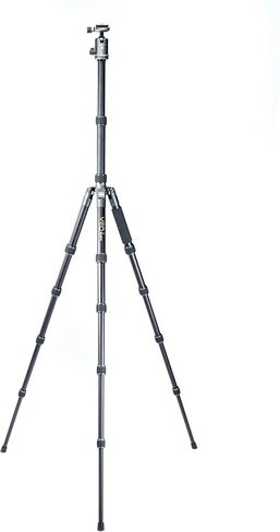 Vanguard VEO2GO265AB Aluminum Travel Tripod with Ball Head for Sony, Nikon, Canon, Fujifilm Mirrorless, Compact System Camera (CSC), DSLR in Kuwait