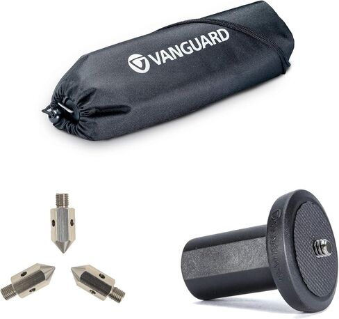 Vanguard VEO2GO265AB Aluminum Travel Tripod with Ball Head for Sony, Nikon, Canon, Fujifilm Mirrorless, Compact System Camera (CSC), DSLR in Kuwait