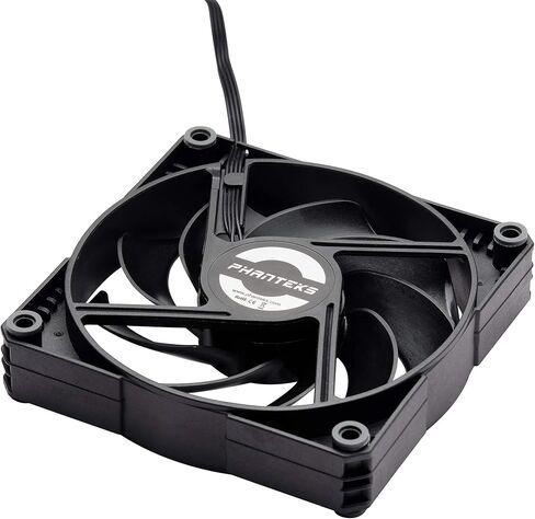 فانتيكس مروحة بي دبليو ام SK120 (PH-F120SK_BBK_PWM) - مروحة 120 ملم، تصميم بتدفق عالي بتسع شفرات، حلقات ترطيب مطاطية - اسود in Kuwait