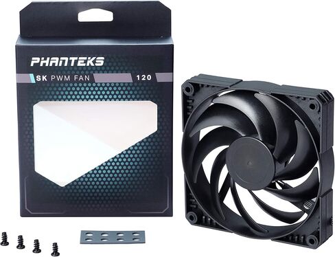 فانتيكس مروحة بي دبليو ام SK120 (PH-F120SK_BBK_PWM) - مروحة 120 ملم، تصميم بتدفق عالي بتسع شفرات، حلقات ترطيب مطاطية - اسود in Kuwait
