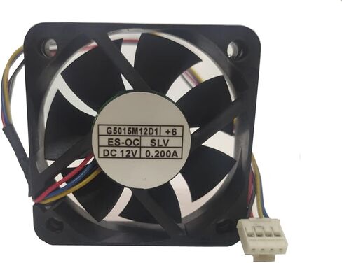 G5015M12D1 + 6 5 سم 5015 12 فولت 0.200 أمبير 4 أسلاك PWM سرعة تنظيم مروحة التبريد in Kuwait