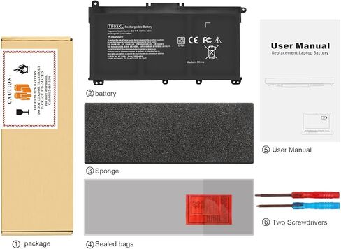 TF03XL Laptop Replacement TF03041XL 920070-855 Battery for HP Pavilion X360 15-CC 15-CD 15-cc0xx 15-cc1xx 15-cc023cl 15-cc123cl 15-cc561st 15-cc184cl 15-cd040wm 17-ar050wm 14m-cd0001dx 14m-cd0003dx in Kuwait