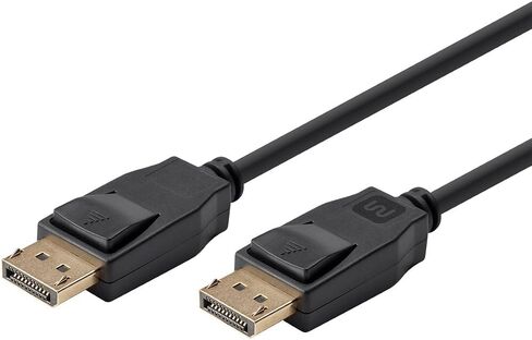كابل Monoprice DisplayPort 1.2a - يدعم دقة تصل إلى 4K وفيديو ثلاثي الأبعاد، 1.5 قدم، أسود - سلسلة مختارة in Saudi Arabia