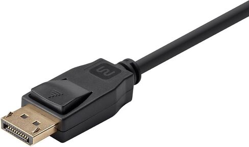 كابل Monoprice DisplayPort 1.2a - يدعم دقة تصل إلى 4K وفيديو ثلاثي الأبعاد، 1.5 قدم، أسود - سلسلة مختارة in Saudi Arabia