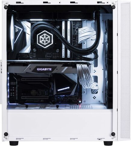 Silverstone SST-FAR1W-G - FARA R1 Tower ATX Computer Case, mesh Front Panel, Tempered Glas Side Panel, White in Saudi Arabia