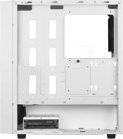 Silverstone SST-FAR1W-G - FARA R1 Tower ATX Computer Case, mesh Front Panel, Tempered Glas Side Panel, White in Saudi Arabia