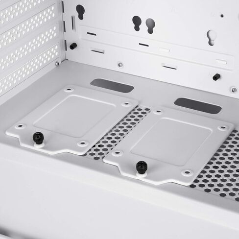 Silverstone SST-FAR1W-G - FARA R1 Tower ATX Computer Case, mesh Front Panel, Tempered Glas Side Panel, White in Saudi Arabia