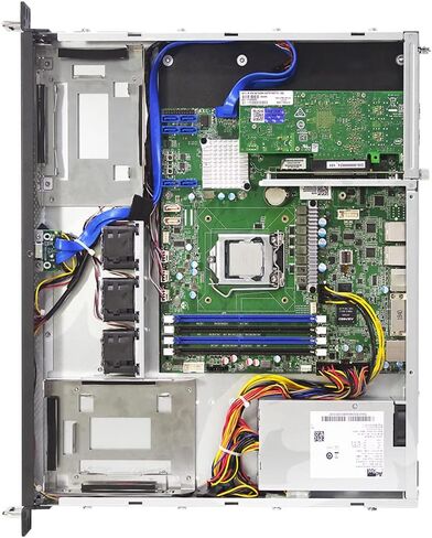 AIC متطور مركب RMC-1E من الكمبيوتر الصناعي RMC-1E، مروحة واحدة 3X 4028 مم، مفرد 250W 80+ ذهبي، USB3.0، أسود اللون in Kuwait