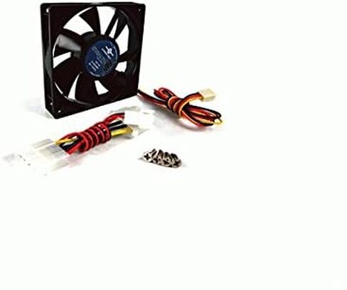 Vantec Stealth SF12025L 120x120x25mm Double Ball Bearing Silent Case Fan (Black) in Saudi Arabia