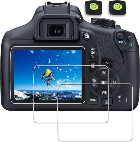 Rebel T6 T7 Screen Protector Compatible Canon Eos Rebel T6 T7 Camera,debous Anti-finger Tempered Glass Hard Protective Shiled (3+2pack) in Saudi Arabia
