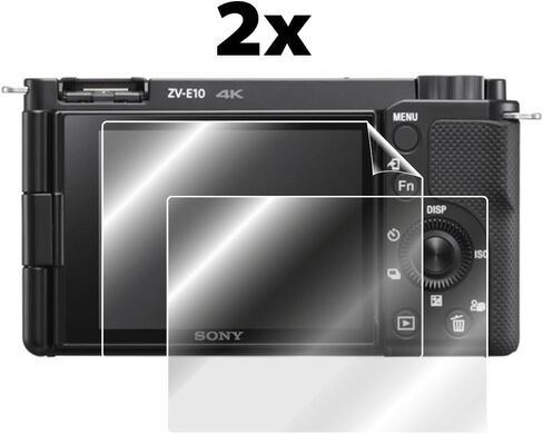 IPG For Sony Alpha ZV-E10 Mirrorless Camera Screen Protector (2 Units) Invisible Screen Guard - HD Quality/Self-Healing/Bubble -Free for ZV-E10 in Saudi Arabia