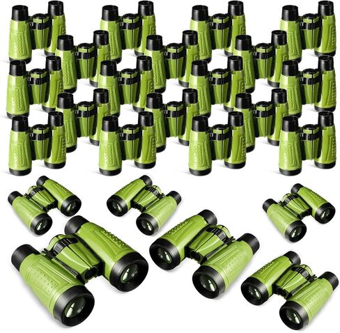 Libima 24 Pcs Binoculars Bulk Educational Compact Binoculars with Neck String Telescope for Learning Bird Watching Camping Hiking Travel Safaris Birthday Gifts(Black) in Saudi Arabia