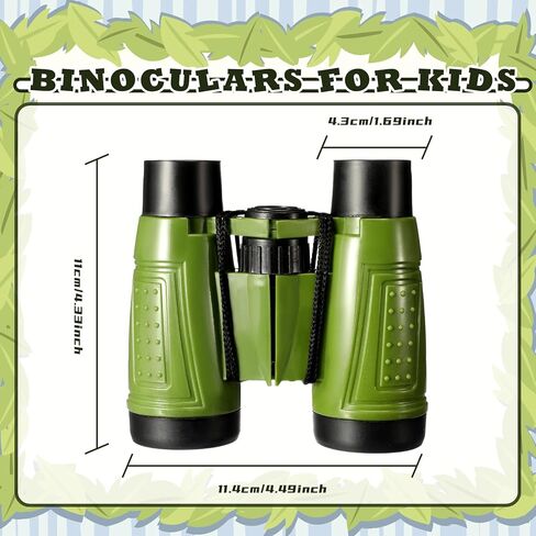 Libima 24 Pcs Binoculars Bulk Educational Compact Binoculars with Neck String Telescope for Learning Bird Watching Camping Hiking Travel Safaris Birthday Gifts(Black) in Saudi Arabia