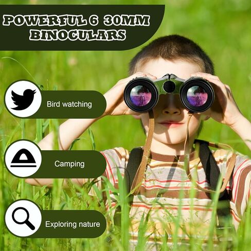 Libima 24 Pcs Binoculars Bulk Educational Compact Binoculars with Neck String Telescope for Learning Bird Watching Camping Hiking Travel Safaris Birthday Gifts(Black) in Saudi Arabia